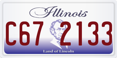 IL license plate C672133