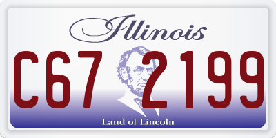 IL license plate C672199