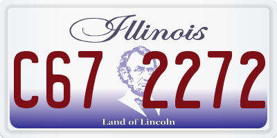 IL license plate C672272