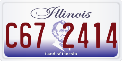 IL license plate C672414