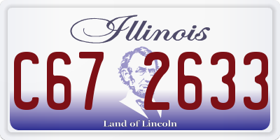 IL license plate C672633