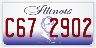 IL license plate C672902