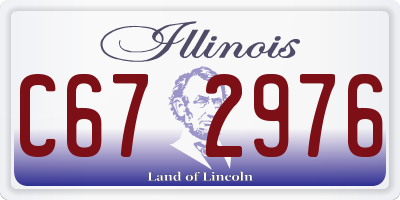 IL license plate C672976