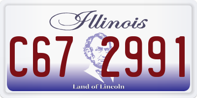 IL license plate C672991