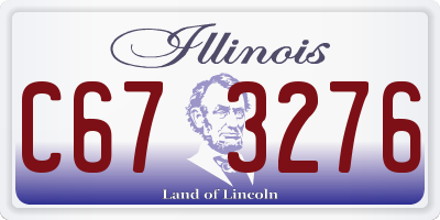 IL license plate C673276