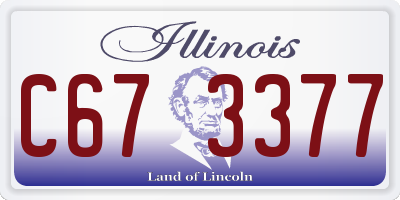 IL license plate C673377