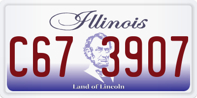 IL license plate C673907