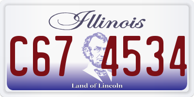IL license plate C674534