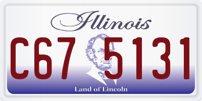 IL license plate C675131