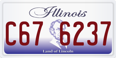 IL license plate C676237