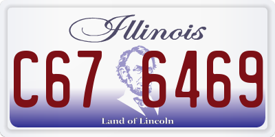 IL license plate C676469