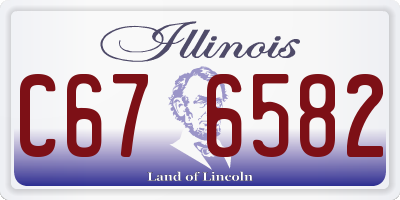IL license plate C676582