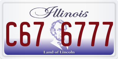 IL license plate C676777