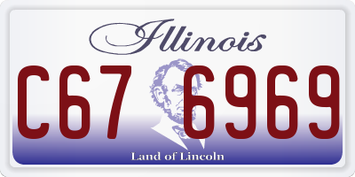 IL license plate C676969