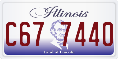 IL license plate C677440