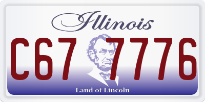 IL license plate C677776