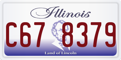 IL license plate C678379