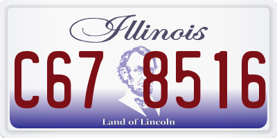IL license plate C678516