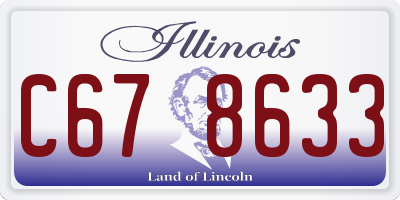 IL license plate C678633
