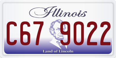 IL license plate C679022