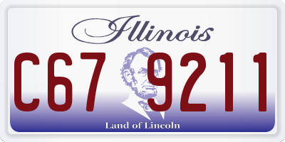 IL license plate C679211