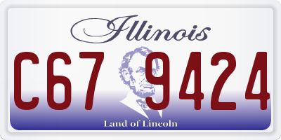 IL license plate C679424