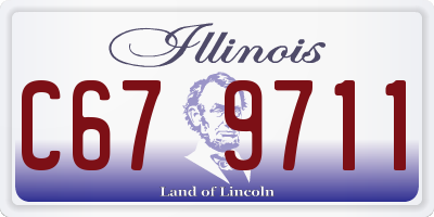 IL license plate C679711