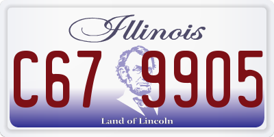 IL license plate C679905