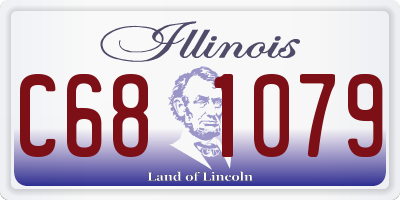 IL license plate C681079