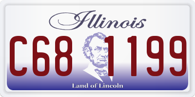 IL license plate C681199