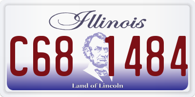IL license plate C681484
