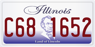 IL license plate C681652