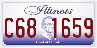 IL license plate C681659