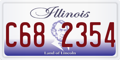 IL license plate C682354