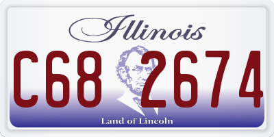 IL license plate C682674