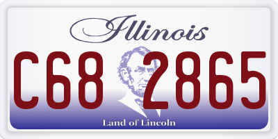 IL license plate C682865