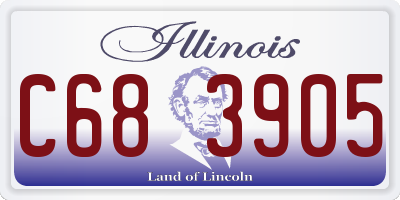 IL license plate C683905