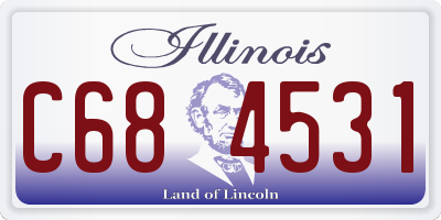 IL license plate C684531