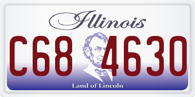 IL license plate C684630