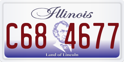 IL license plate C684677