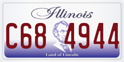 IL license plate C684944