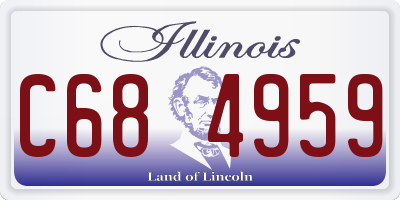 IL license plate C684959