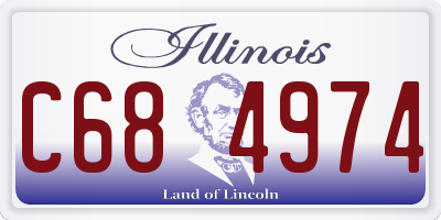 IL license plate C684974