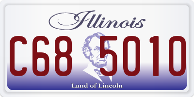 IL license plate C685010