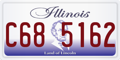 IL license plate C685162