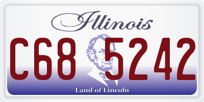 IL license plate C685242