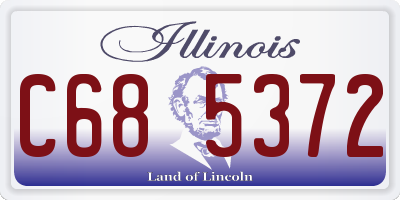 IL license plate C685372
