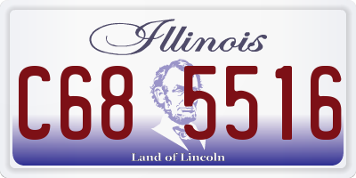 IL license plate C685516