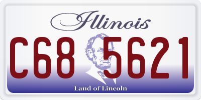IL license plate C685621
