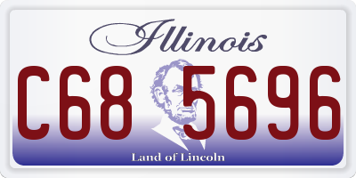 IL license plate C685696